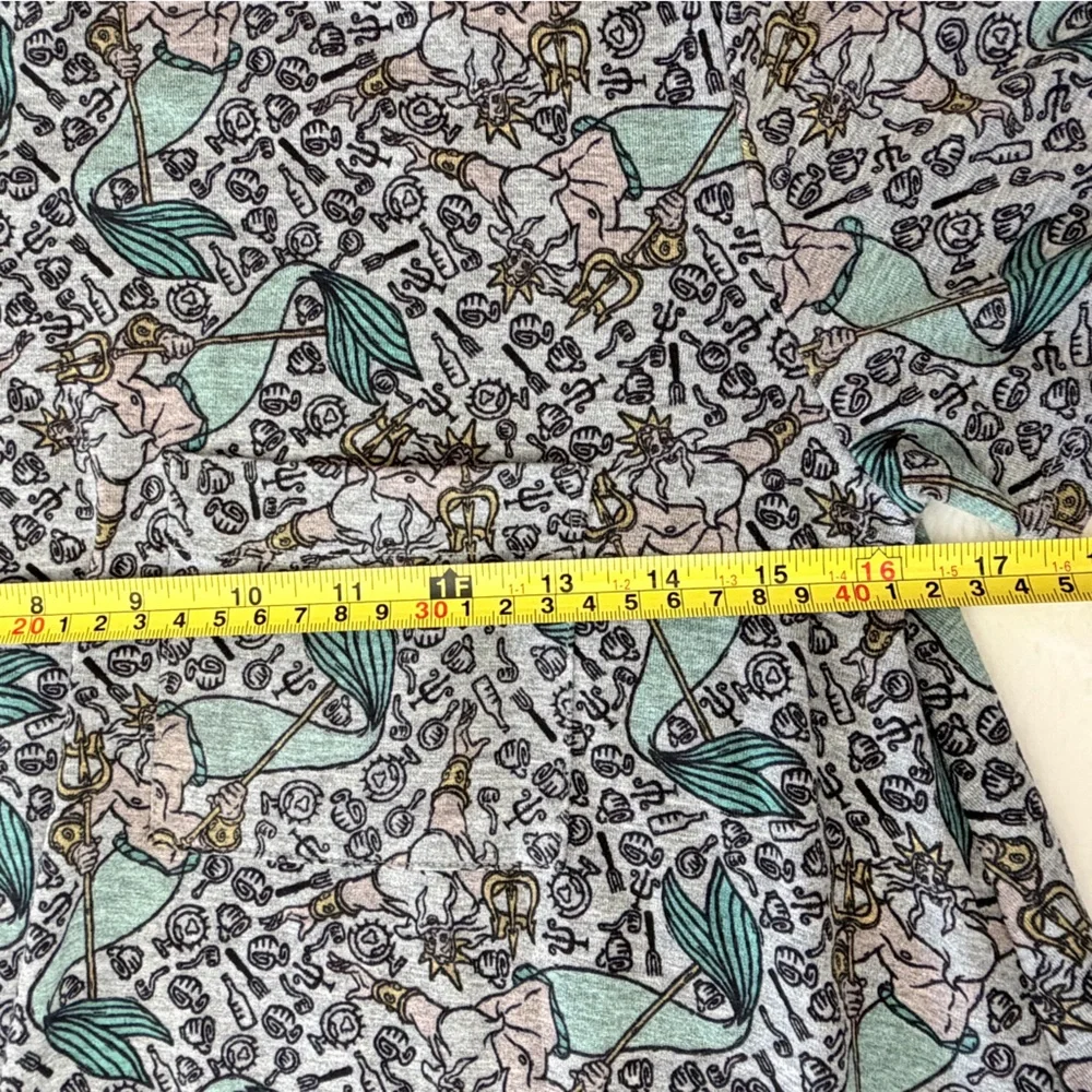 Lularoe Disney Carly High-Low Swing Dress - King Triton Print - Size Small - Picture 7 of 10